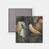 Edgar Degas | Handstudie, 1859-60 Magnet (Vorderseite/Rückseite)