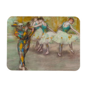 Edgar Degas - Harlekin-Tanz Magnet