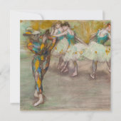 Edgar Degas - Harlequin Dance Dankeskarte (Vorderseite)