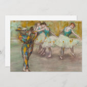 Edgar Degas - Harlequin Dance Dankeskarte (Vorne/Hinten)