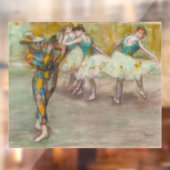 Edgar Degas - Harlequin Dance Fensteraufkleber (Blatt 2)