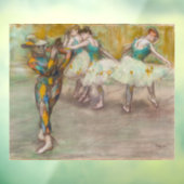 Edgar Degas - Harlequin Dance Fensteraufkleber (Blatt 3)