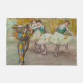 Edgar Degas - Harlequin Dance Fußmatte (Vorderseite)