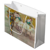 Edgar Degas - Harlequin Dance Große Geschenktüte (Vorderseite Schrägansicht)