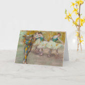 Edgar Degas - Harlequin Dance Karte (Gelbe Blume)