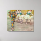 Edgar Degas - Harlequin Dance Leinwanddruck (Vorderseite)