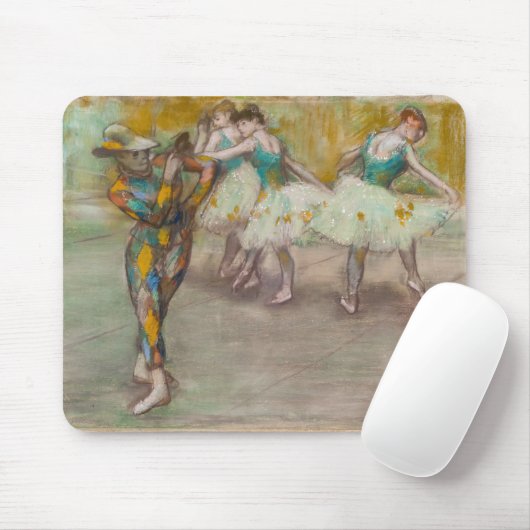 Edgar Degas - Harlequin Dance Mousepad (Mit Mouse)