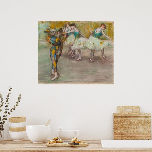 Edgar Degas - Harlequin Dance Poster (Küche)