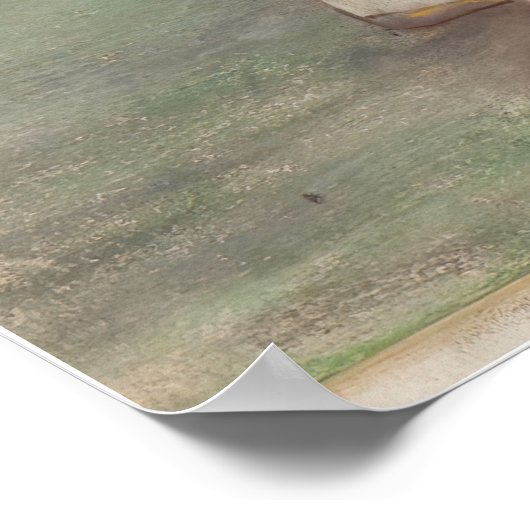 Edgar Degas - Harlequin Dance Poster (Ecke)