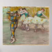 Edgar Degas - Harlequin Dance Poster (Vorne)