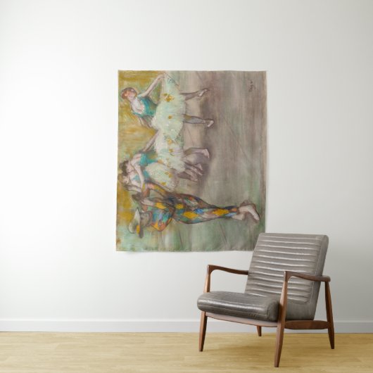 Edgar Degas - Harlequin Dance Wandteppich (Beispiel)