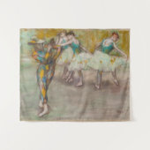 Edgar Degas - Harlequin Dance Wandteppich (Vorderseite (Horizontal))
