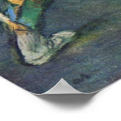 Edgar Degas - Harlequin und Columbine Poster (Ecke)