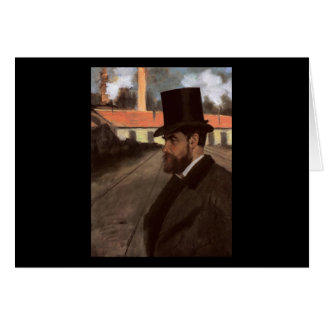 Edgar Degas Henri Rouart vor seiner Fabrik