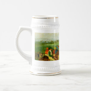 Edgar Degas Horseback Riding Bierglas
