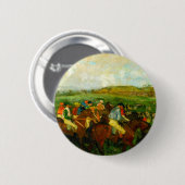 Edgar Degas Horseback Riding Button (Vorne & Hinten)