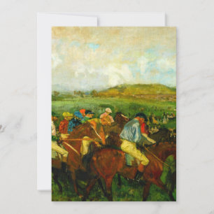 Edgar Degas Horseback Riding Einladung