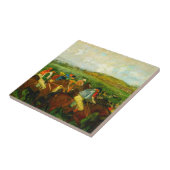 Edgar Degas Horseback Riding Fliese (Seite)