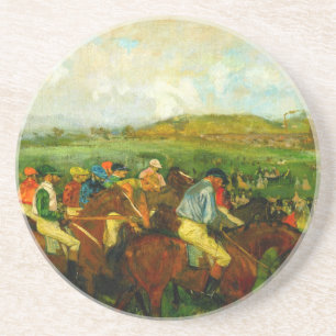 Edgar Degas Horseback Riding Getränkeuntersetzer
