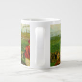 Edgar Degas Horseback Riding Jumbo-Tasse (Rückseite)