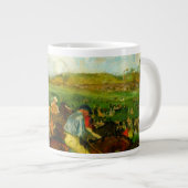 Edgar Degas Horseback Riding Jumbo-Tasse (Vorderseite Rechts)