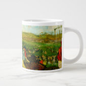 Edgar Degas Horseback Riding Jumbo-Tasse (Rechts)