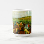 Edgar Degas Horseback Riding Kaffeetasse (Mittel)