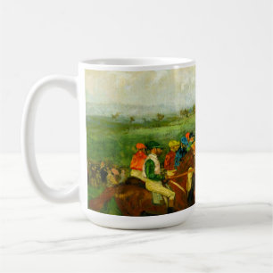 Edgar Degas Horseback Riding Kaffeetasse