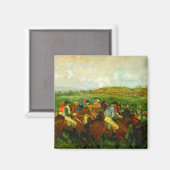Edgar Degas Horseback Riding Magnet (Vorderseite/Rückseite)