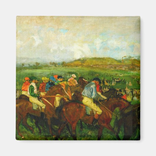 Edgar Degas Horseback Riding Magnet (Vorne)