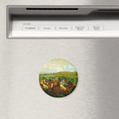 Edgar Degas Horseback Riding Magnet (In Situ (Geschirrspüler))