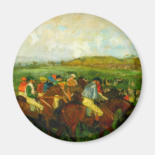 Edgar Degas Horseback Riding Magnet (Vorne)