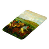Edgar Degas Horseback Riding Magnet (Linke Seite)