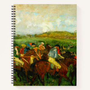 Edgar Degas Horseback Riding Notizblock