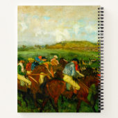 Edgar Degas Horseback Riding Notizblock (Rückseite)