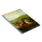 Edgar Degas Horseback Riding Notizblock (Rechte Seite)