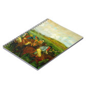 Edgar Degas Horseback Riding Notizblock (Linke Seite)