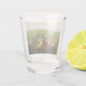 Edgar Degas Horseback Riding Schnapsglas (Rückseite)