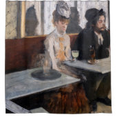 Edgar Degas - Im Café / The Absinthe Duschvorhang (Vorderseite)