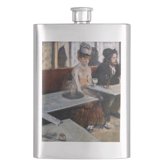 Edgar Degas - Im Café / The Absinthe Flachmann (Vorderseite)