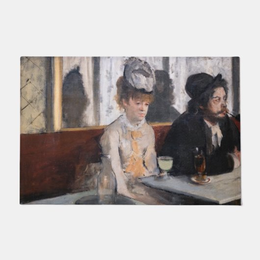 Edgar Degas - Im Café / The Absinthe Fußmatte (Vorderseite)