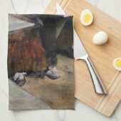 Edgar Degas - Im Café / The Absinthe Geschirrtuch (Viertel Falte)