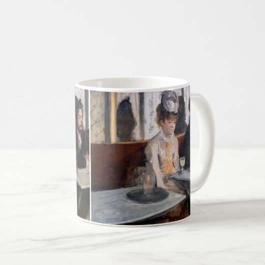 Edgar Degas - Im Café / The Absinthe Kaffeetasse (VorderseiteRechts)