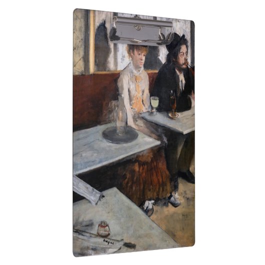 Edgar Degas - Im Café / The Absinthe Klemmbrett (Rechts)