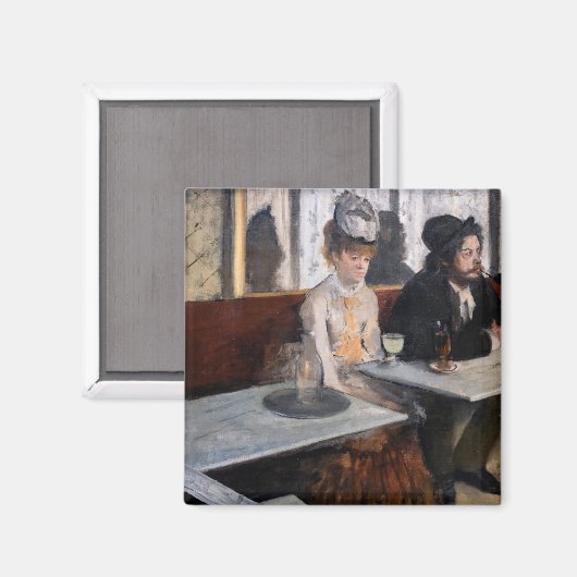 Edgar Degas - Im Café / The Absinthe Magnet (Vorderseite/Rückseite)