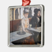 Edgar Degas - Im Café / The Absinthe Ornament Aus Metall (Links)