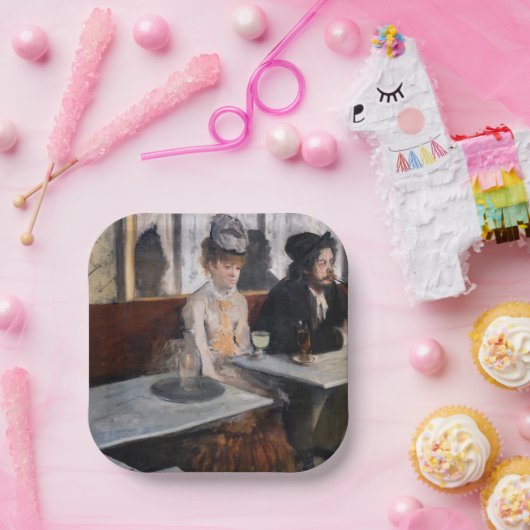 Edgar Degas - Im Café / The Absinthe Pappteller (Party)