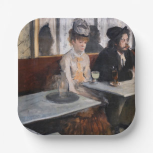 Edgar Degas - Im Café / The Absinthe Pappteller