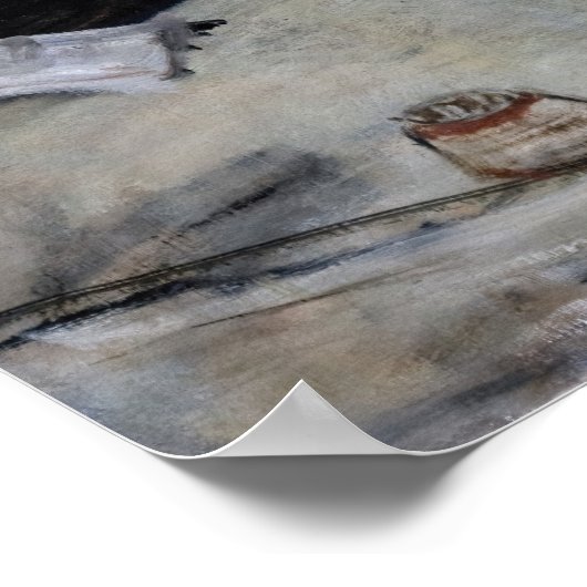 Edgar Degas - Im Café / The Absinthe Poster (Ecke)