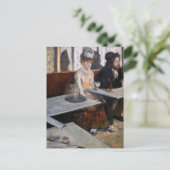 Edgar Degas - Im Café / The Absinthe Postkarte (Stehend Vorderseite)